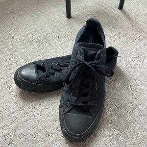Converse Black Canvas Sneakers